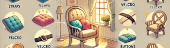 Comment fixer un coussin sur une chaise