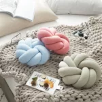 coussin de méditation en coton doux