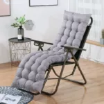 coussin matelassé chaise longue