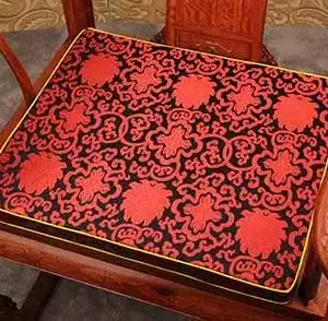 accessoire de chaise haute coussin rouge noir