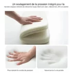 coussin ergonomique en coton