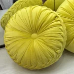 coussin polyvalent citrouille en velours