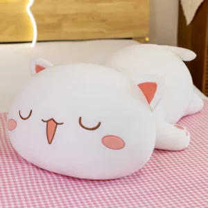 Coussin Peluche Chat Dorsal Oreiller