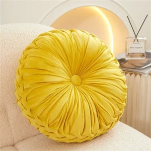 Coussin Chaise Canapé 3D Citrouille Velours