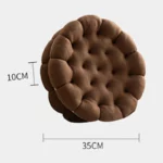 coussin épais biscuit pour un confort optimal