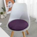 coussin rond pour chaise avec base antidérapante